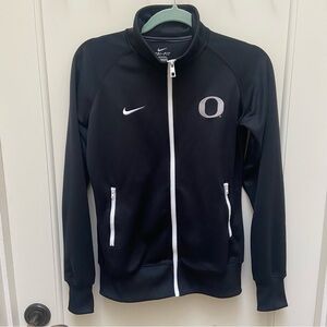 Oregon Nike Dri-fit Zip Up Jacket
